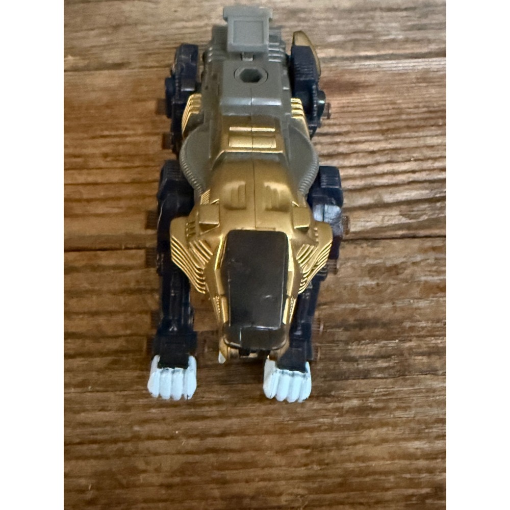 Y2K 2003 Tomy Hasbro Zoids Action Figure Mechanical Lion Gold Grey Blue OS